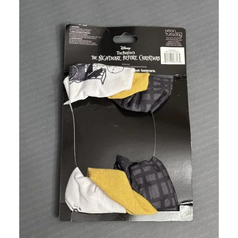 Disney Nightmare Before Christmas‎ Hair Wrap Headband Set Neon Tuesday